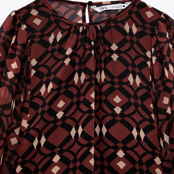 ZARA PRINT DRESS - Picture 5 of 5